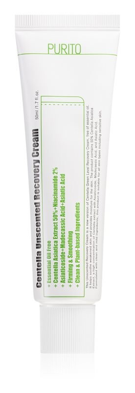 

Регенерирующий крем для успокоения Purito Centella Unscented