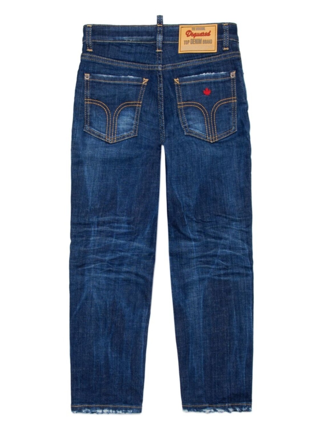 DSQUARED2 KIDS прямые джинсы Boss 10, синий — фото 2