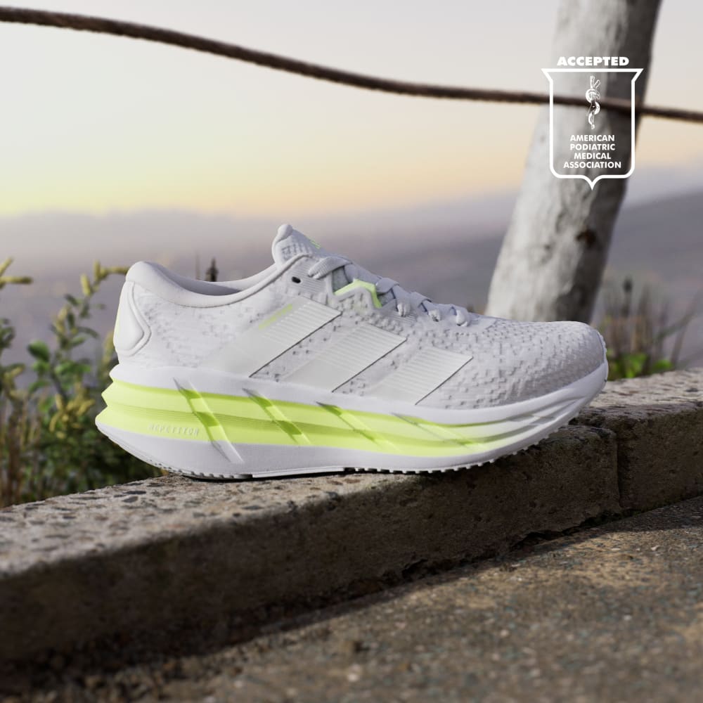 Кроссовки Adidas Adistar 4 Running Shoes, цвет Dash Grey/Zero Metalic/Hi-Res Yellow — фото 2