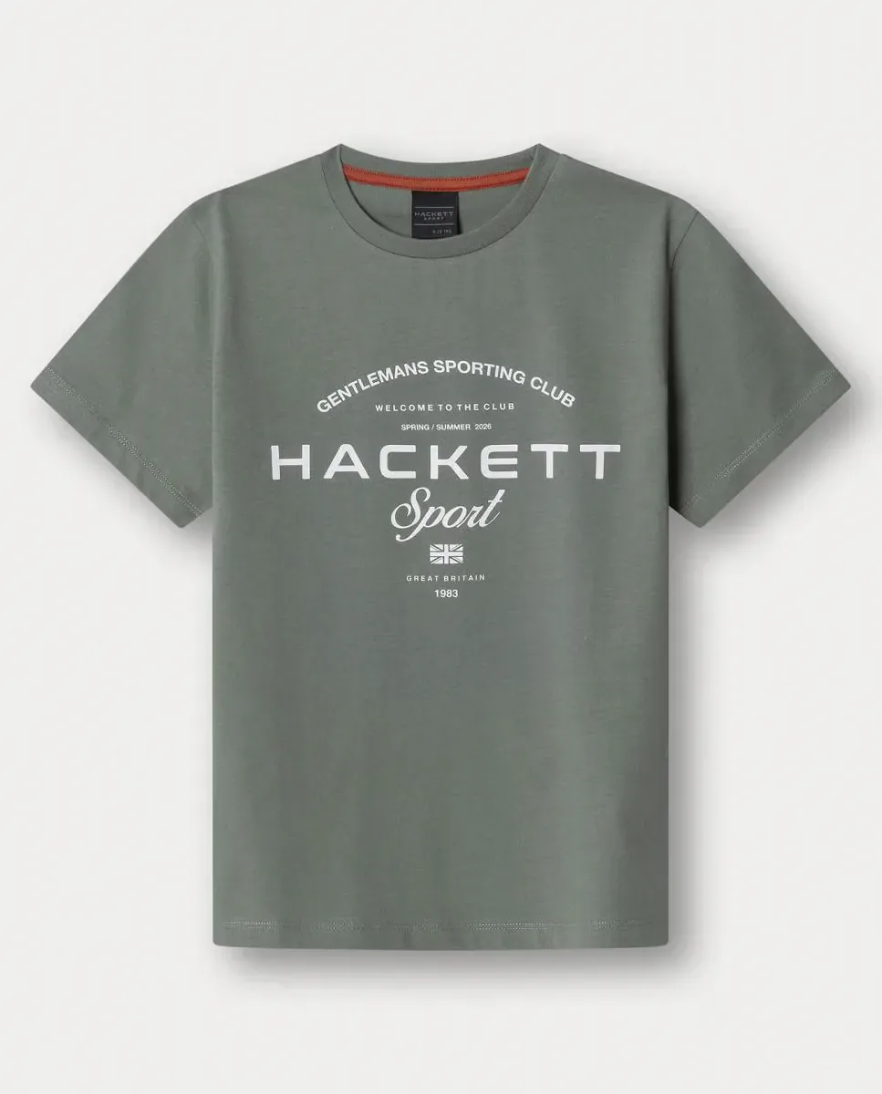 Детская футболка Hackett Sport Game, хаки