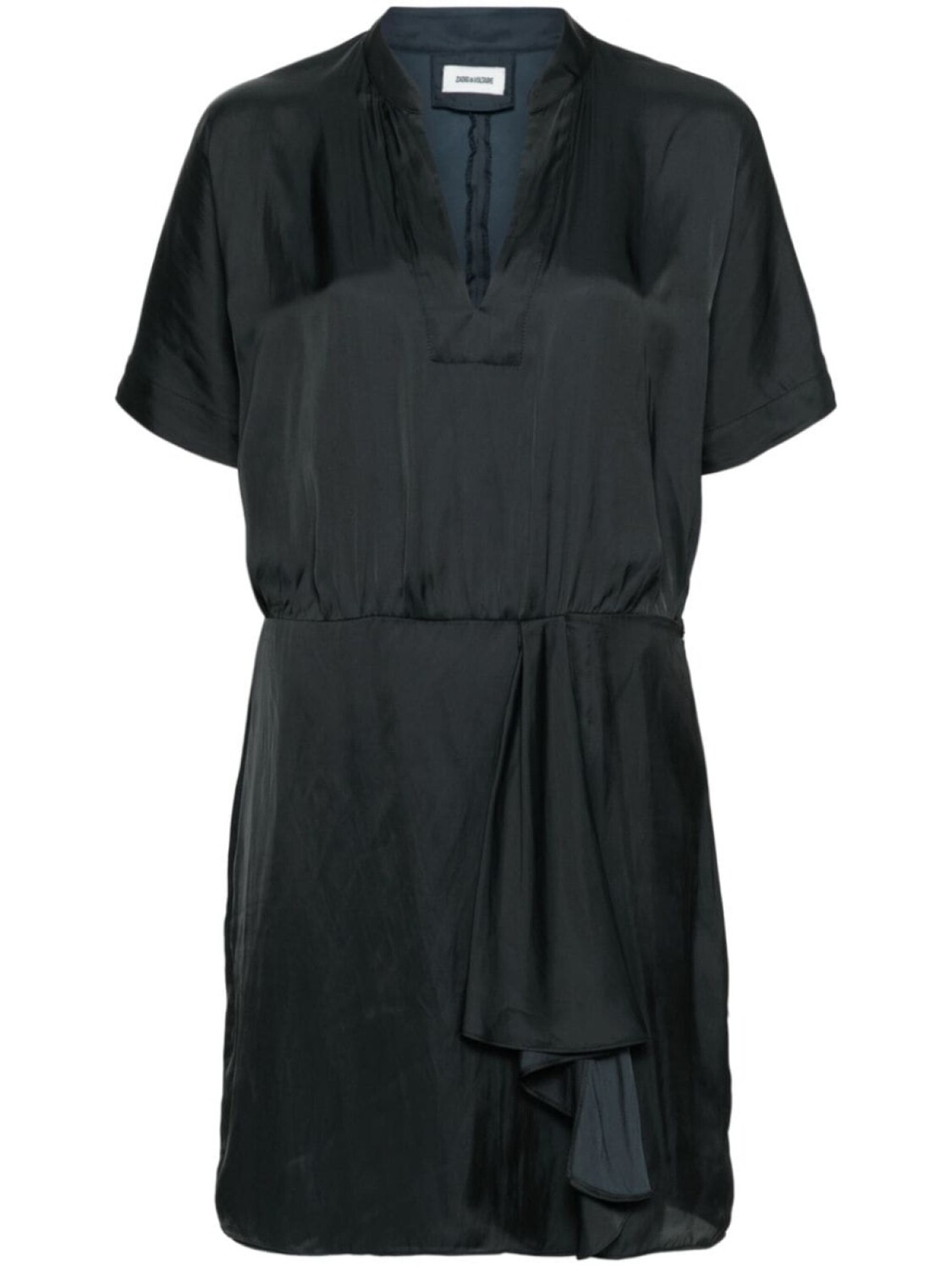 

Zadig&Voltaire атласное платье мини Raito, черный