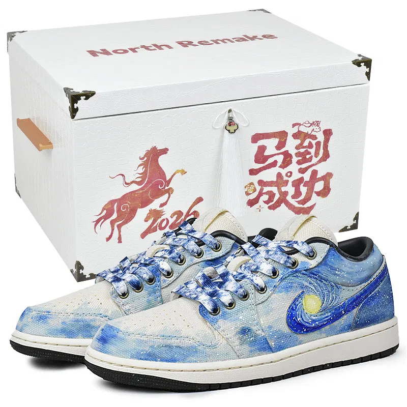 Кроссовки баскетбольные Vintage Starry Night Wave Jordan Gift Box 6 — фото 3