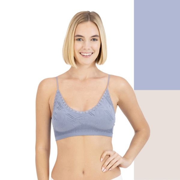 

Детские 2 текстурированных бесшовных бралета 51-058p2 So, цвет stonewash cream