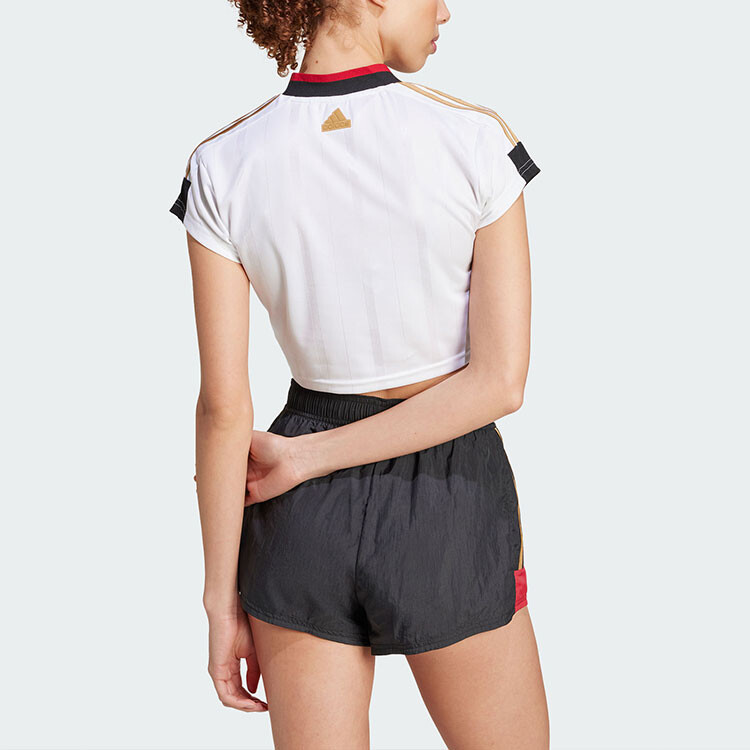 Футболка Tiro Cut женская белая Adidas — фото 3