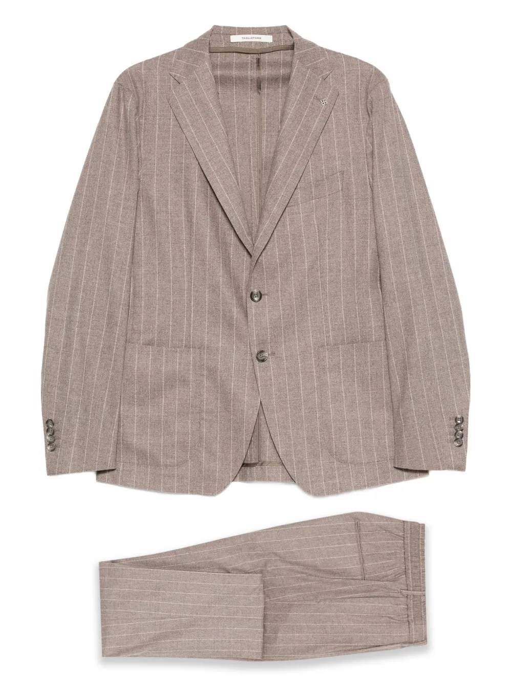 

Костюм Dakar в полоску Tagliatore, нейтральный