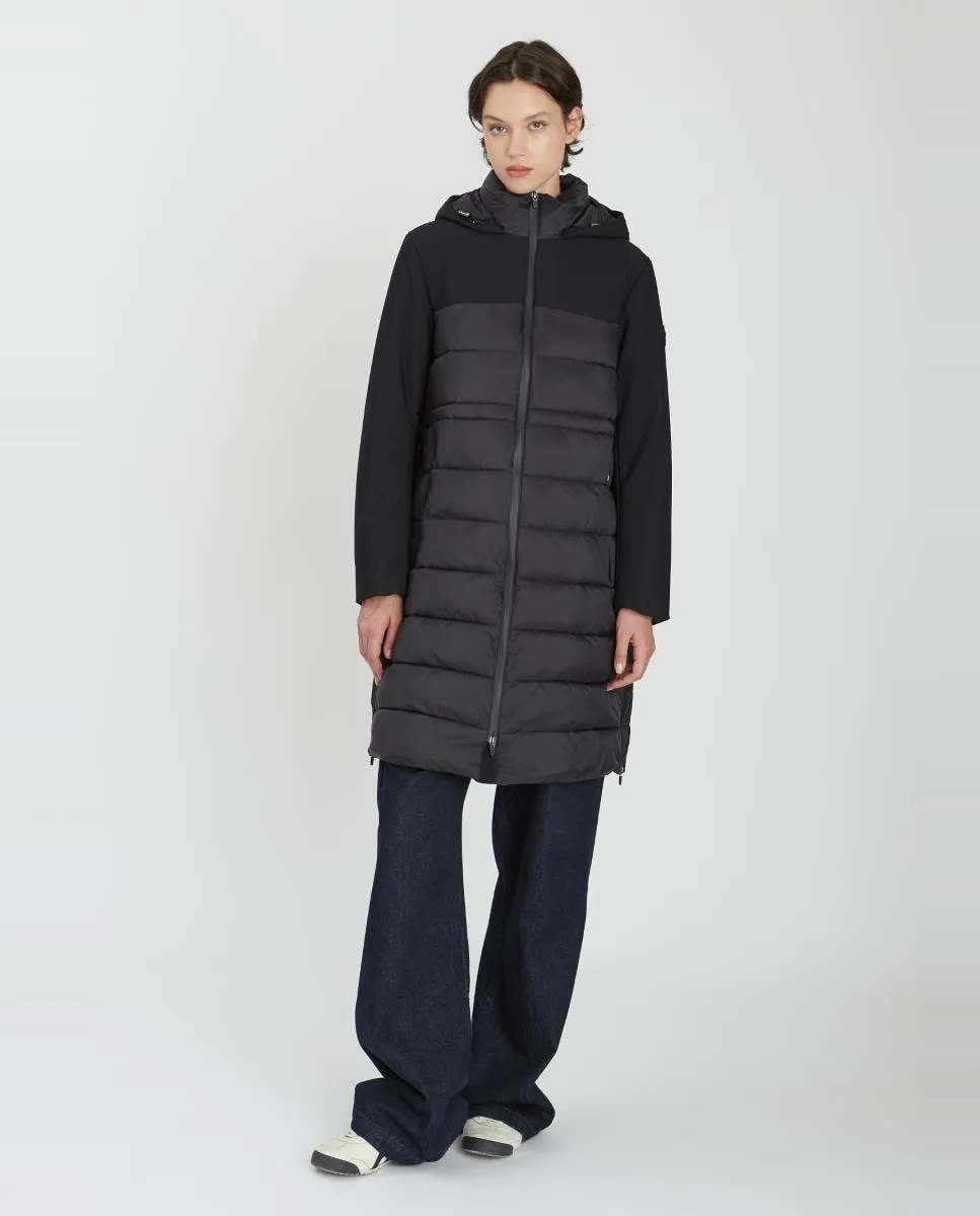 

Женский пуховик Hythe длинный с боковыми разрезами Canadian Classics, черный