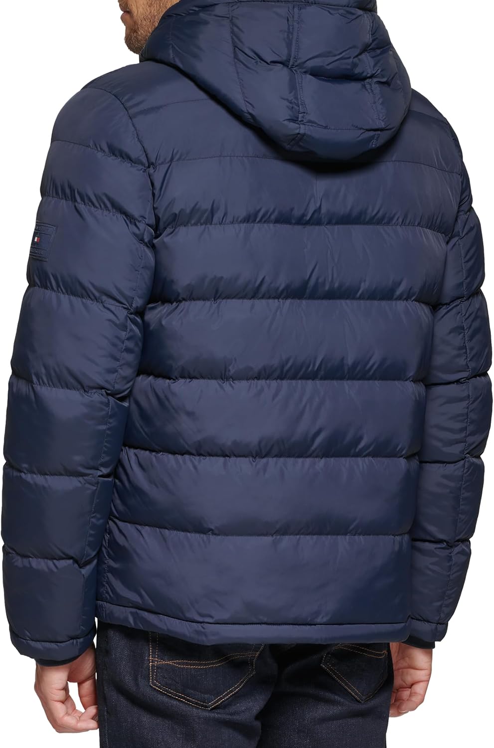 Мужская стеганая куртка с капюшоном Tommy Hilfiger (стандартная и для больших и высоких), Midnight — фото 3