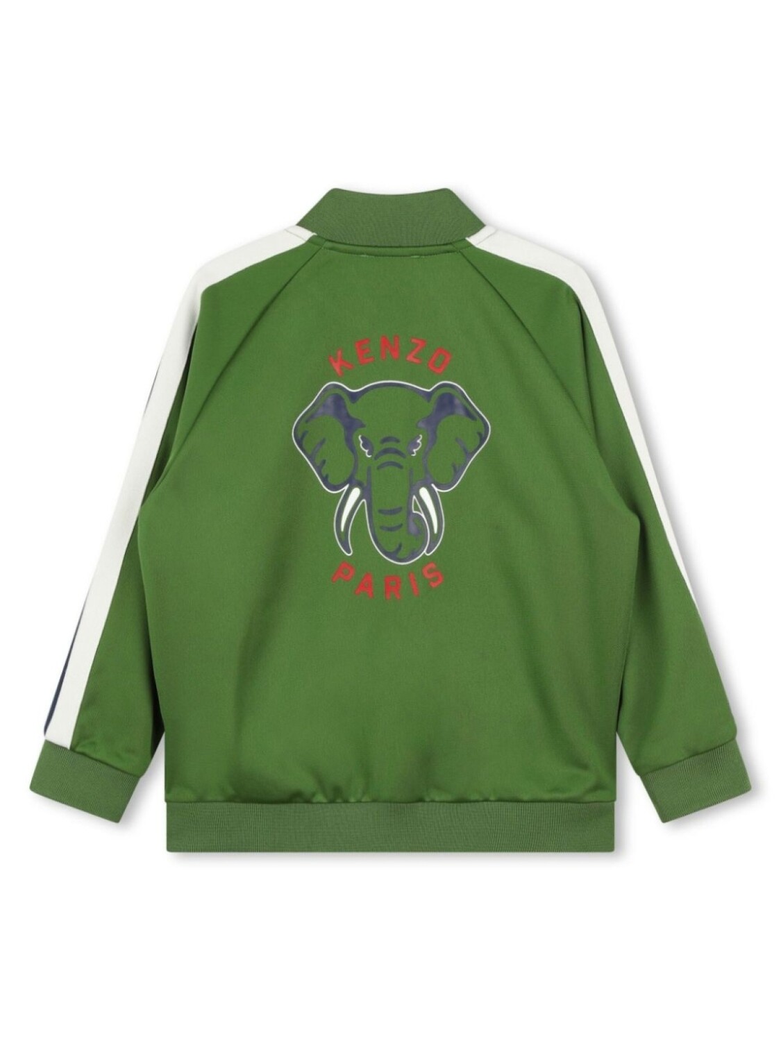Kenzo Kids кардиган на молнии с принтом, зеленый — фото 2