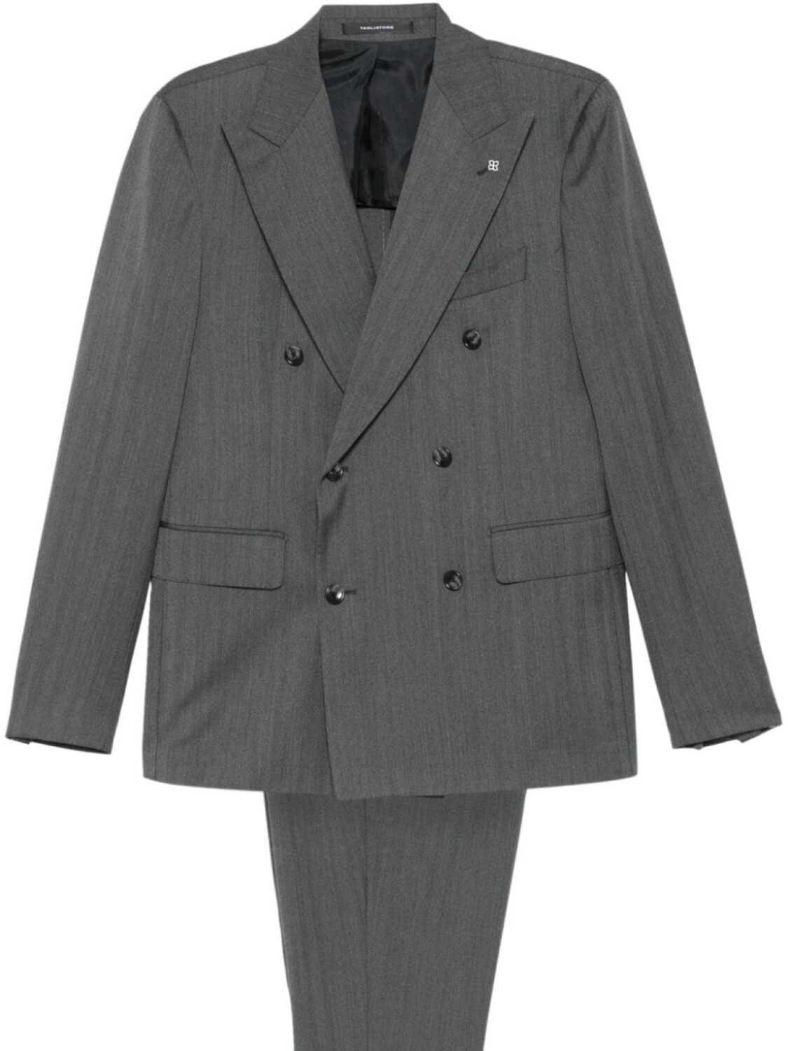 

Tagliatore костюм с узором в елочку, серый