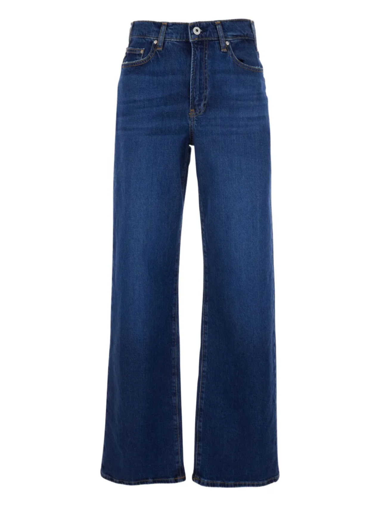 

Джинсы AG Jeans с нашивкой-логотипом, синий