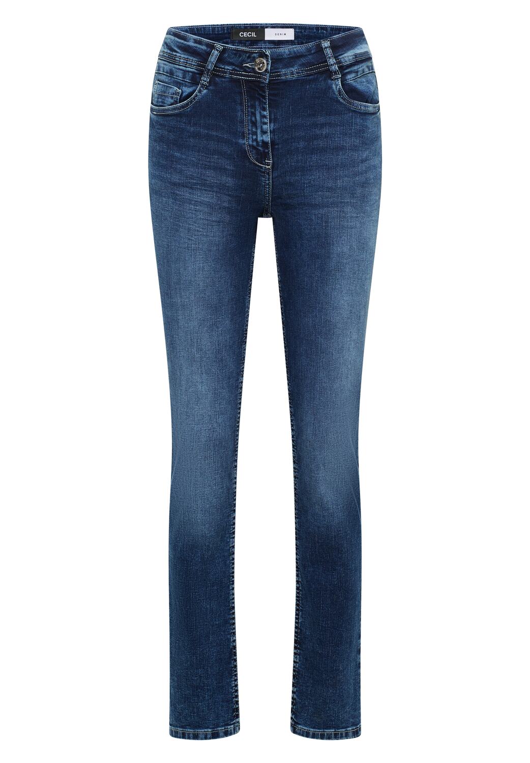 

CECIL Джинсы синие slim fit