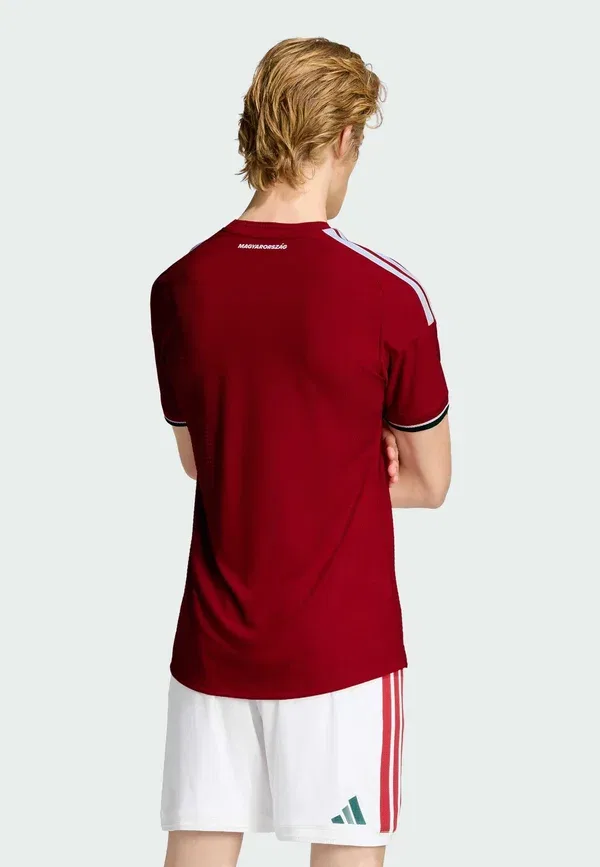 Футболка Adidas Performance Hungary 26 home authentic national team wear, цвет командный красный — фото 2