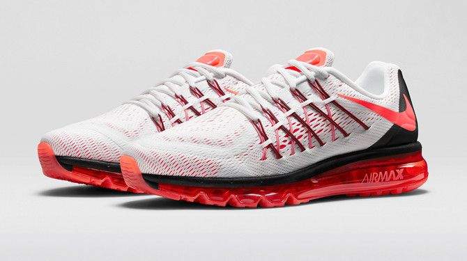 

Кроссовки Air Max 2015 'Bright Crimson', белый
