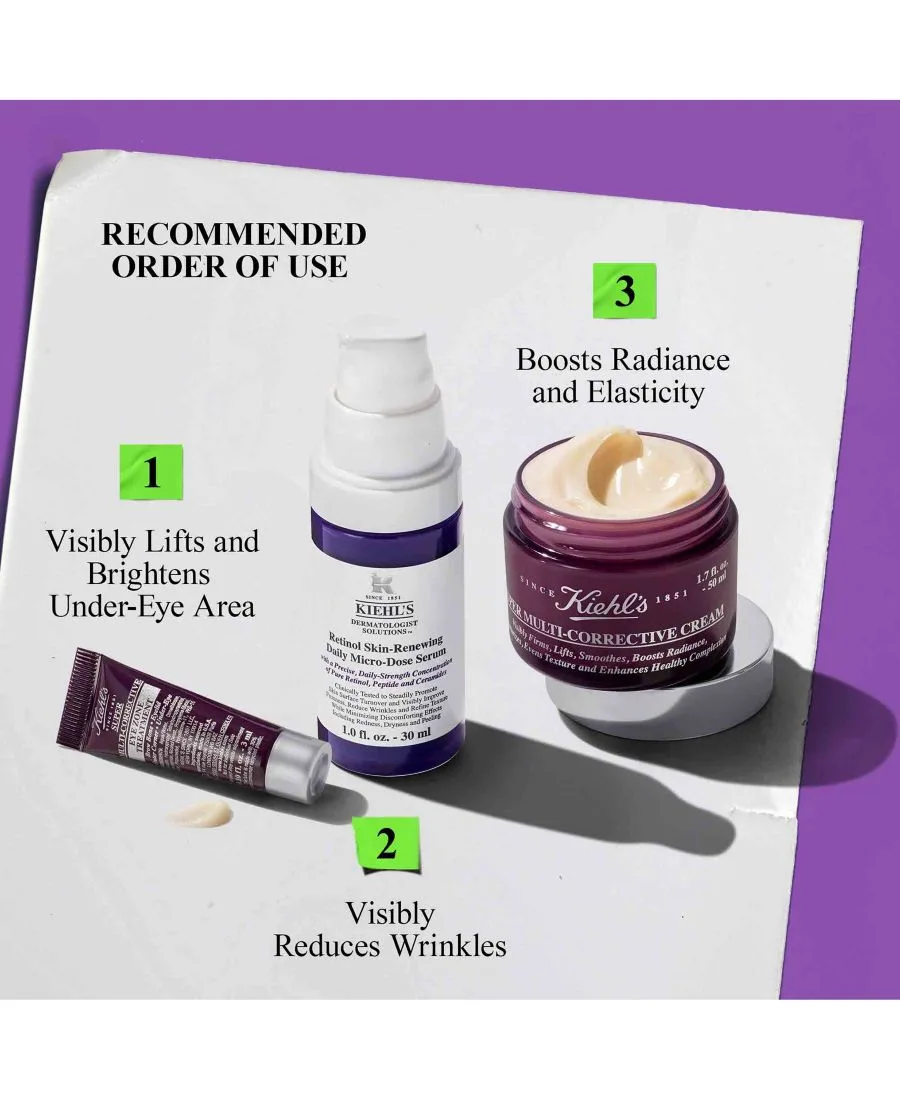 Kiehl's Since 1851 Набор для ухода за лицом Age-Less Experts из 3 предметов — фото 4