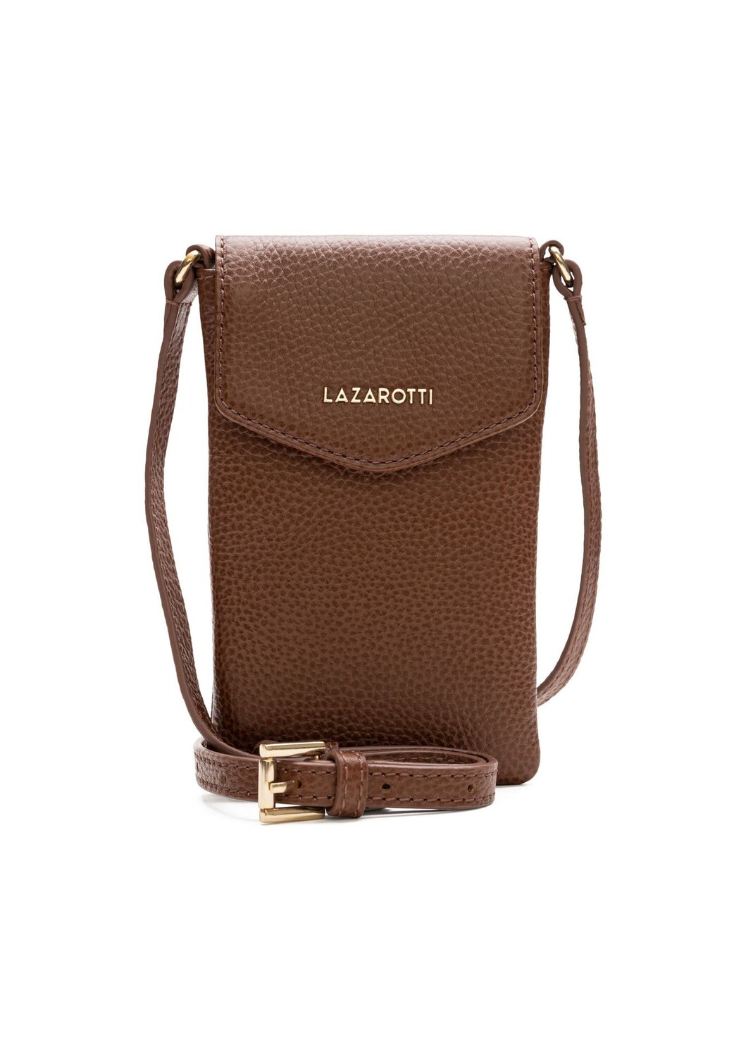 

Чехол для мобильного телефона Bologna Leather кожаный 10 см LAZAROTTI, цвет Brown Gesamt Breite