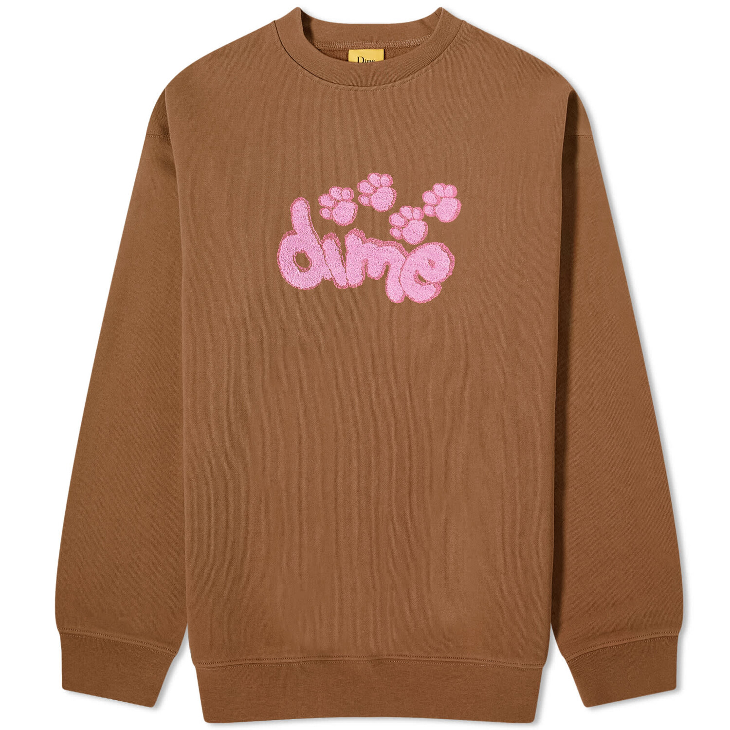 

Свитшот Dime Pawz Chenille, коричневый