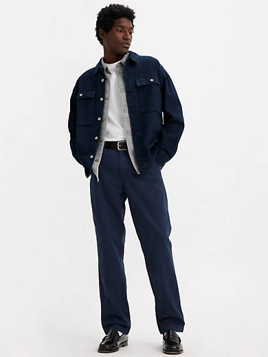 

Мужские брюки Levi's XX Chino Authentic Straight Fit, цвет Navy Blazer Soft Garment Dye - Blue - Non-Stretch