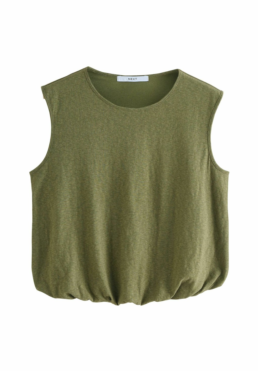 

Топ REGULAR FIT - SLUB BUBBLE HEM SLEEVELESS TANK Next, зеленый