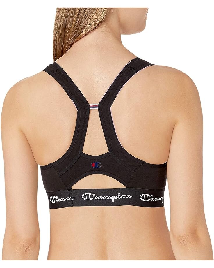 

Бюстгальтер Champion The Authentic Sports Bra, черный