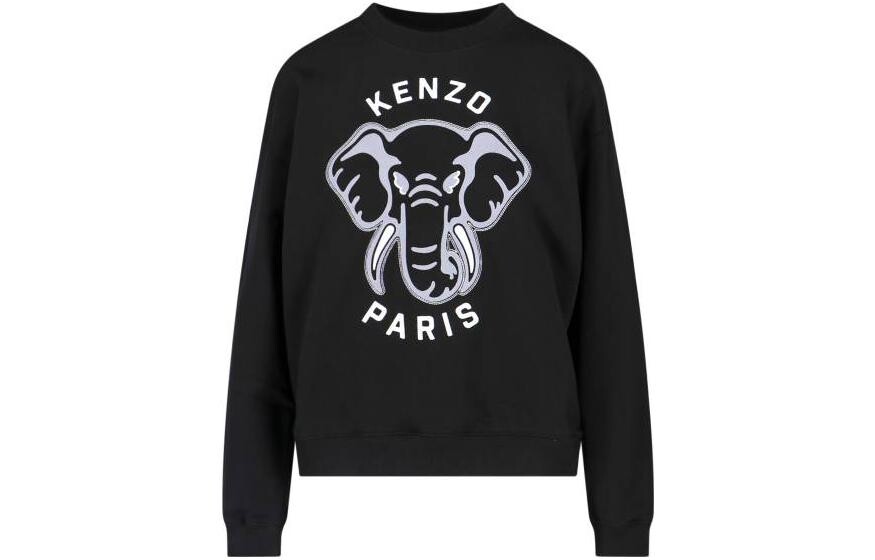 

Толстовка женская Kenzo Varsity Jungle Embroidered, черный