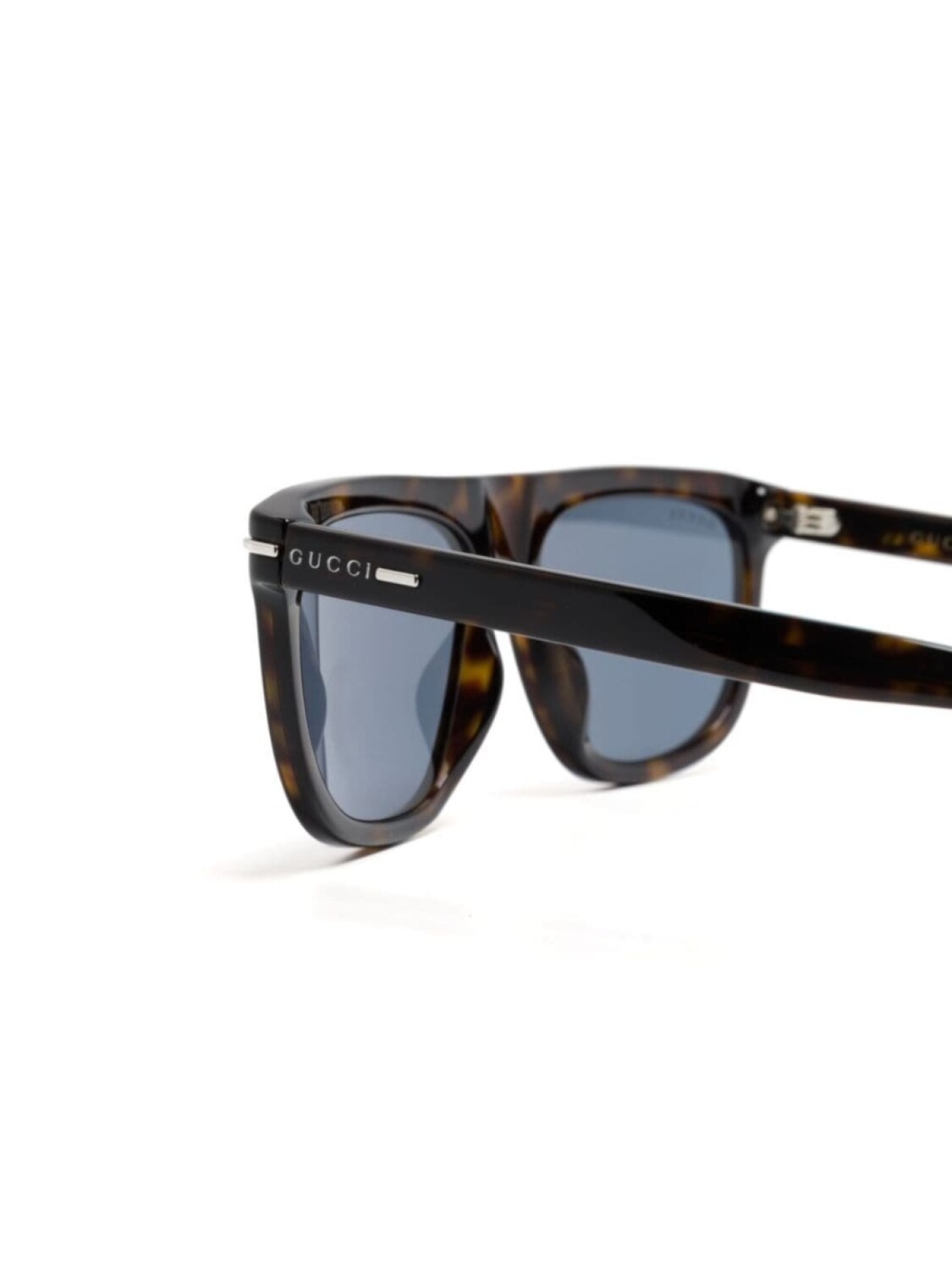 Gucci Eyewear солнцезащитные очки в оправе трапециевидной формы, коричневый — фото 3