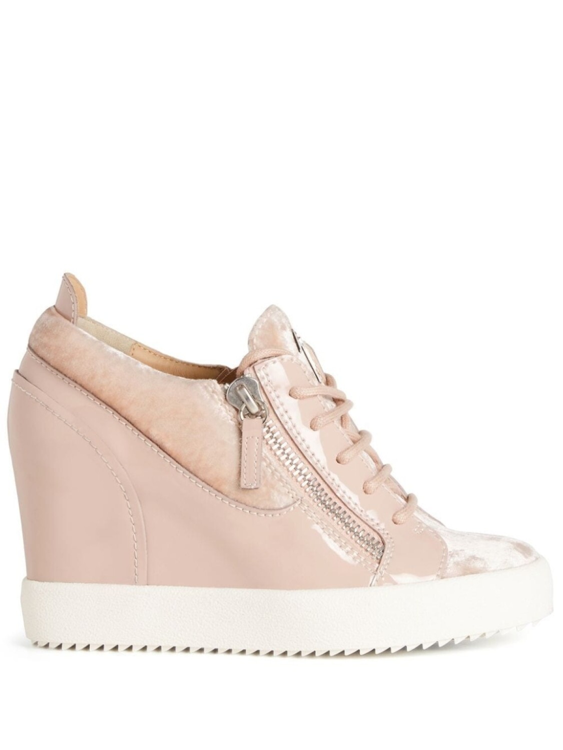 

Giuseppe Zanotti кроссовки Addy на танкетке, розовый