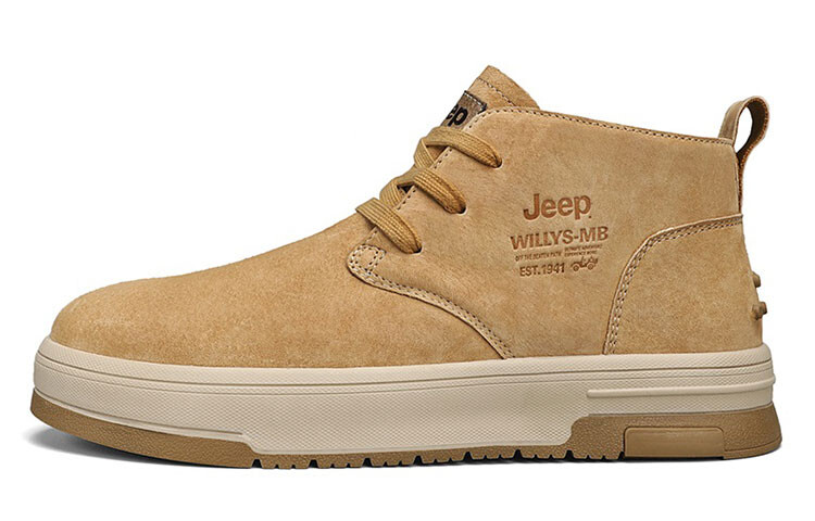 

Кроссовки Jeep Lifestyle Shoes Men Mid-top Yellow, темно-желтый