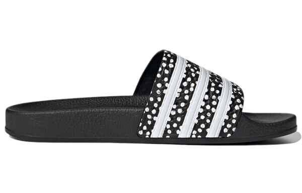 Тапочки adilette слайды Adidas, черный — фото 3