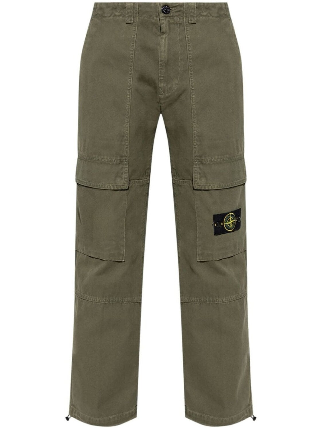 

Stone Island брюки-карго из хлопка, зеленый
