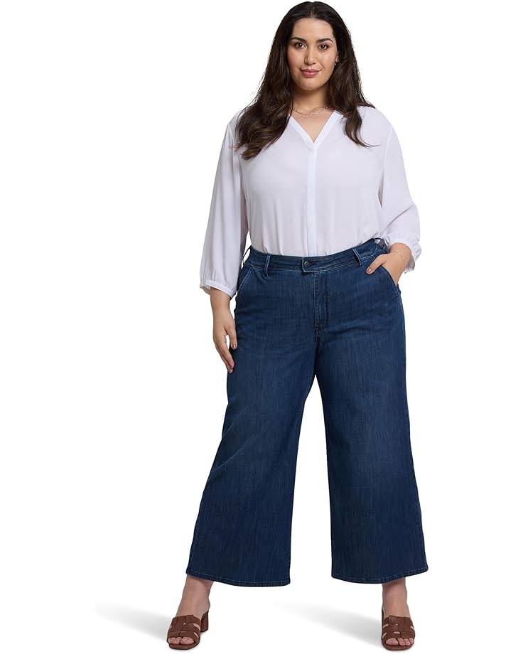 

Джинсы NYDJ Plus Size Mona Trousers in Ibiza Blues, цвет Ibiza Blues