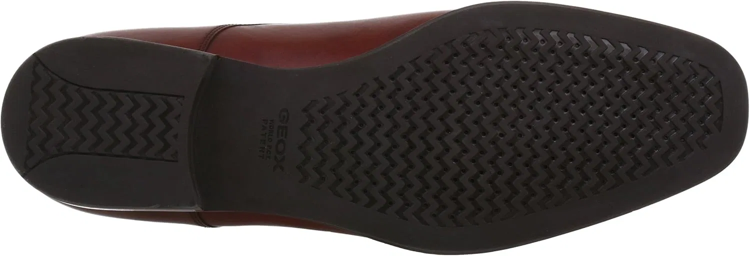 Туфли Geox Mens Brown Leather Shoelaces — фото 4