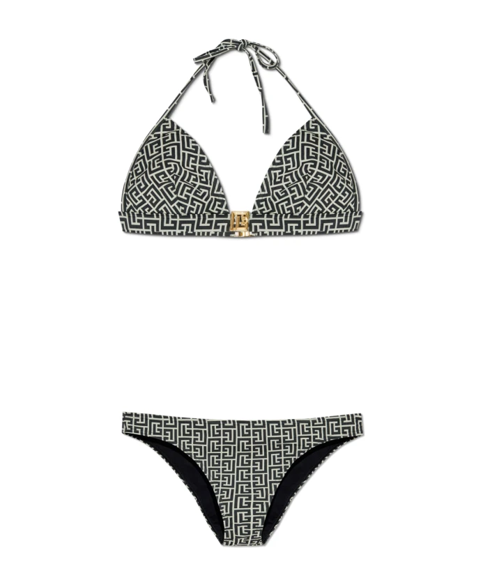 

Купальник из двух частей Balmain, черный