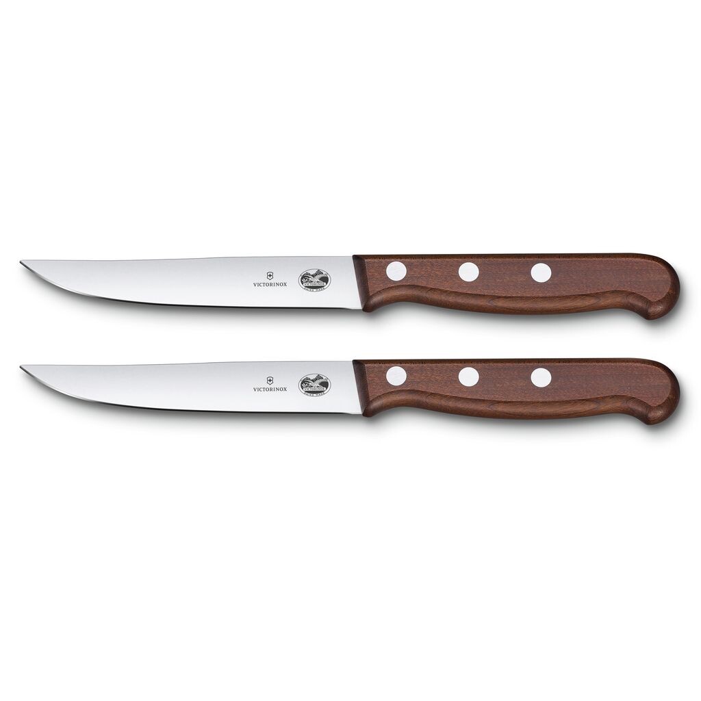 

Набор ножей для стейка VICTORINOX Wood 5.1200.12G, 2 предмета, прямой срез, 12см Victorinox Swiss Army