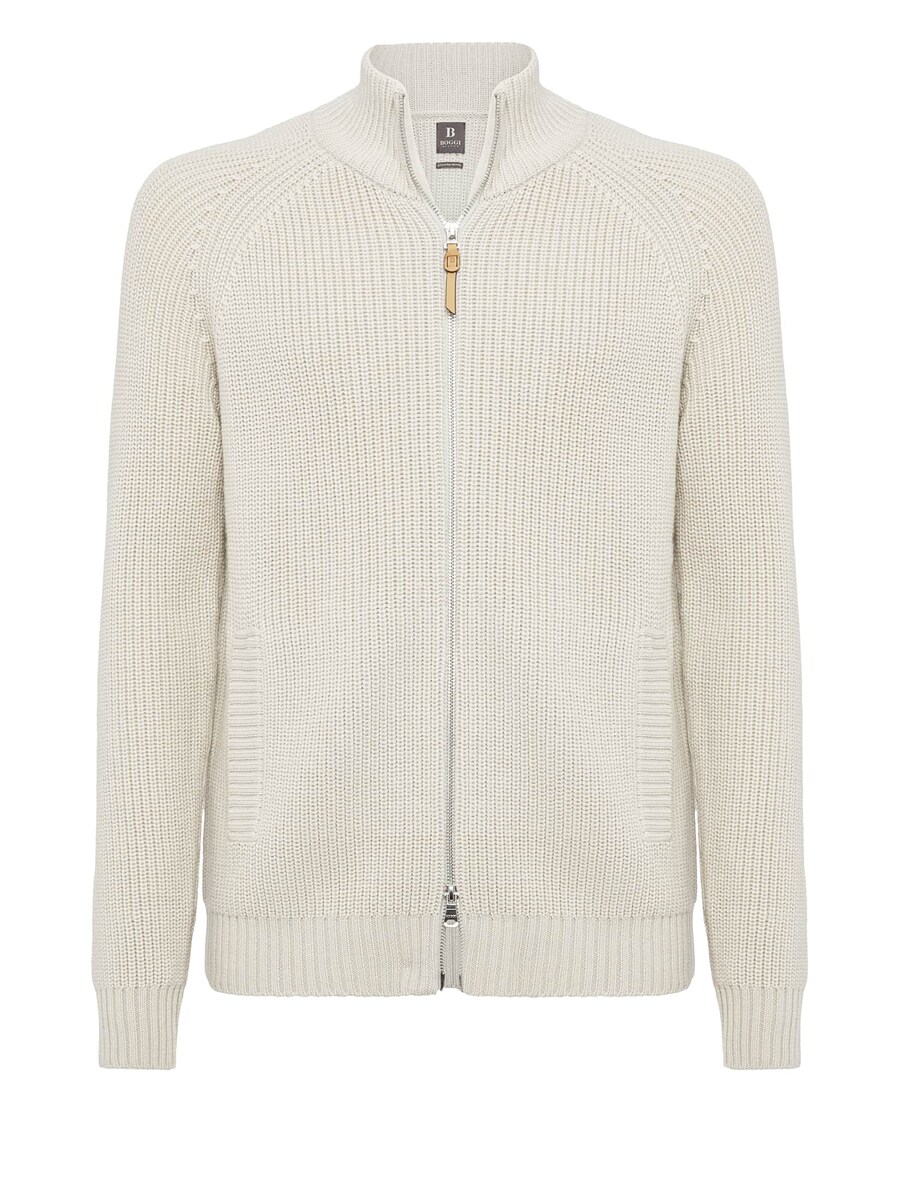 

Вязаный кардиган Boggi Milano Knit Cardigan, слоновая кость