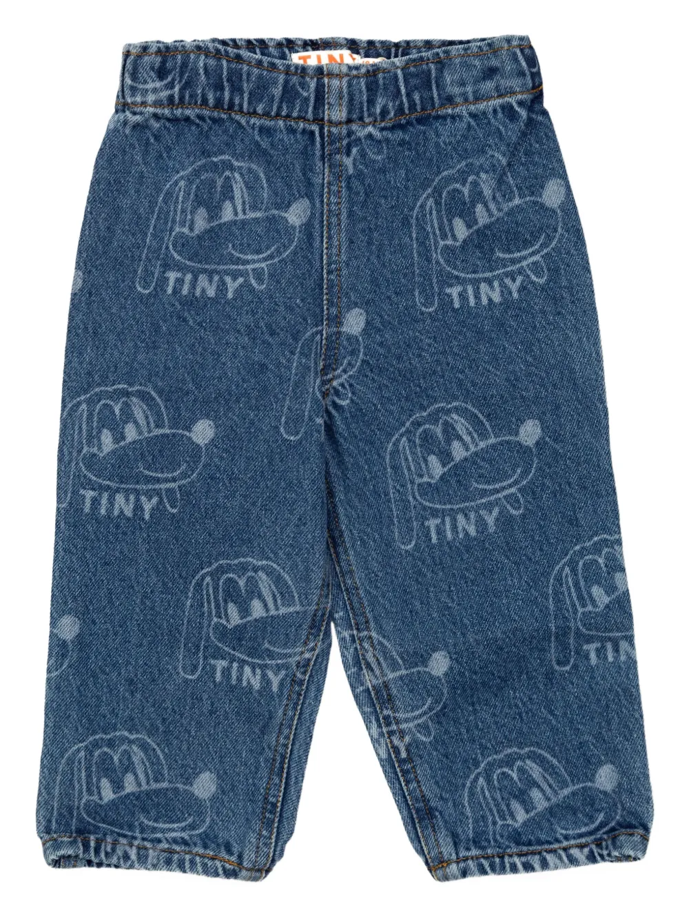 

Джинсы с логотипом Tiny Cottons, синий