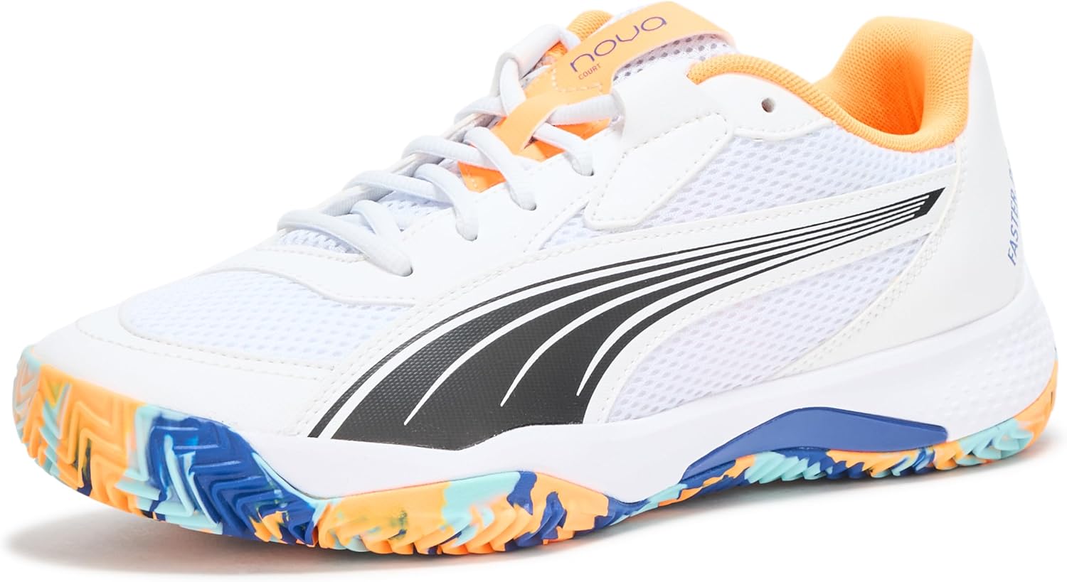 

Мужские кроссовки Puma Nova Court для пикабола, белый/черный/синий/ярко-синий