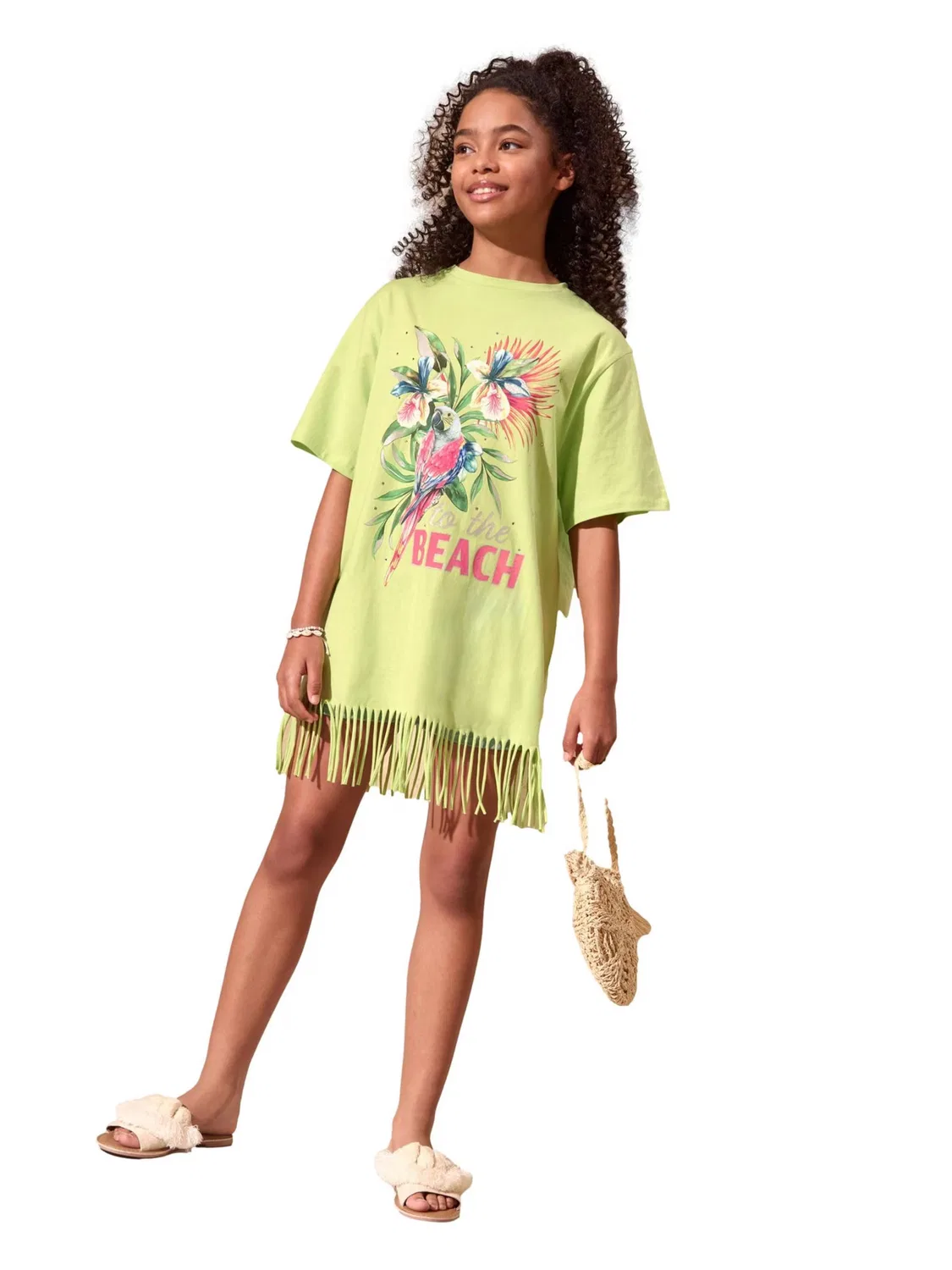 Футболка 'Kaftan' Lipsy, Green/Light Green