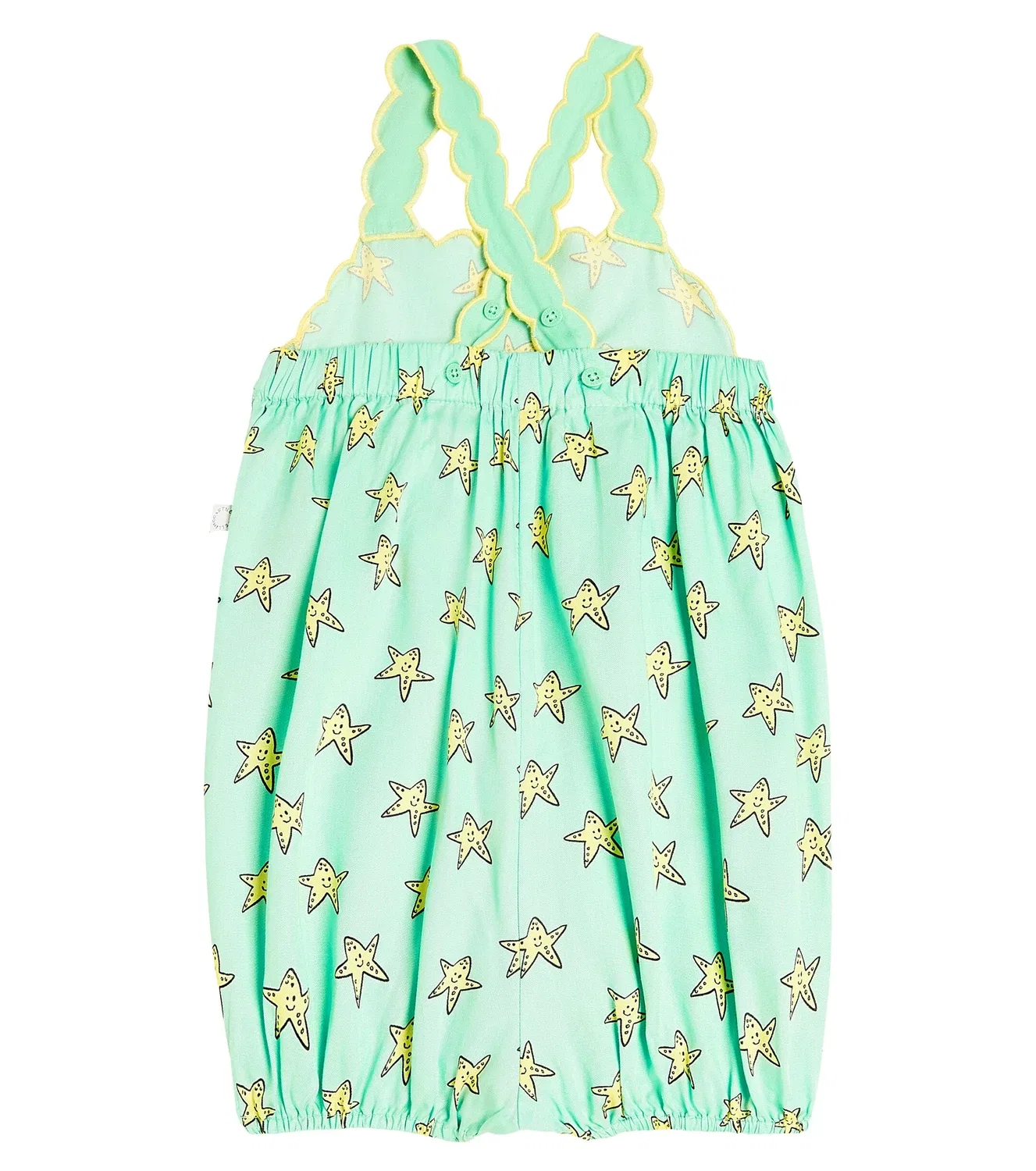 Комбинезон с вышивкой Stella Mccartney Kids, зеленый — фото 2