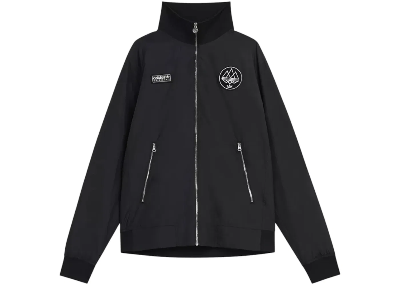 Мужская куртка-ветровка с принтом Adidas Hudswell Spezial SPZL, Black