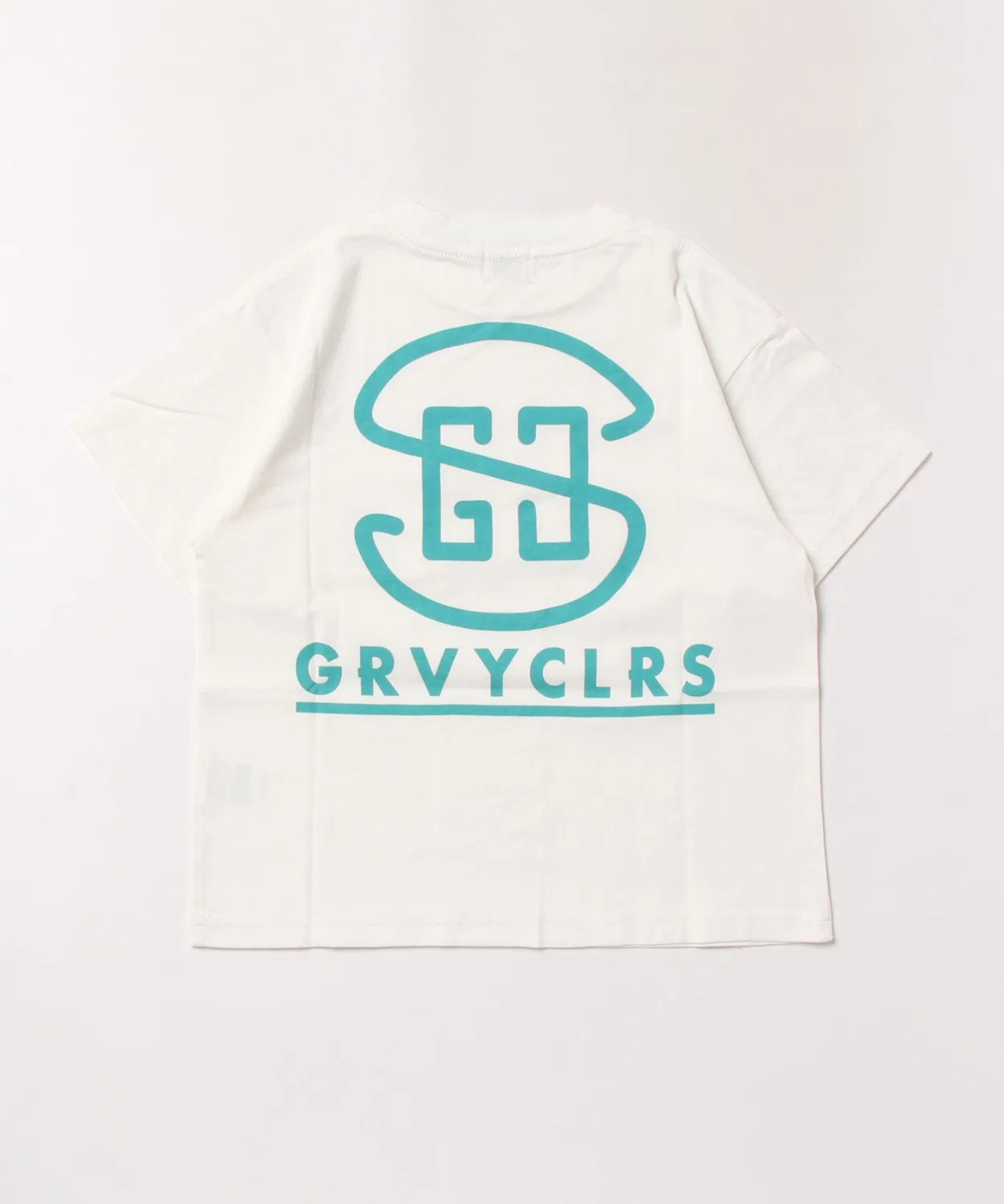 Детская футболка с принтом APPLE Pocket Tee GROOVY COLORS, Белый — фото 2