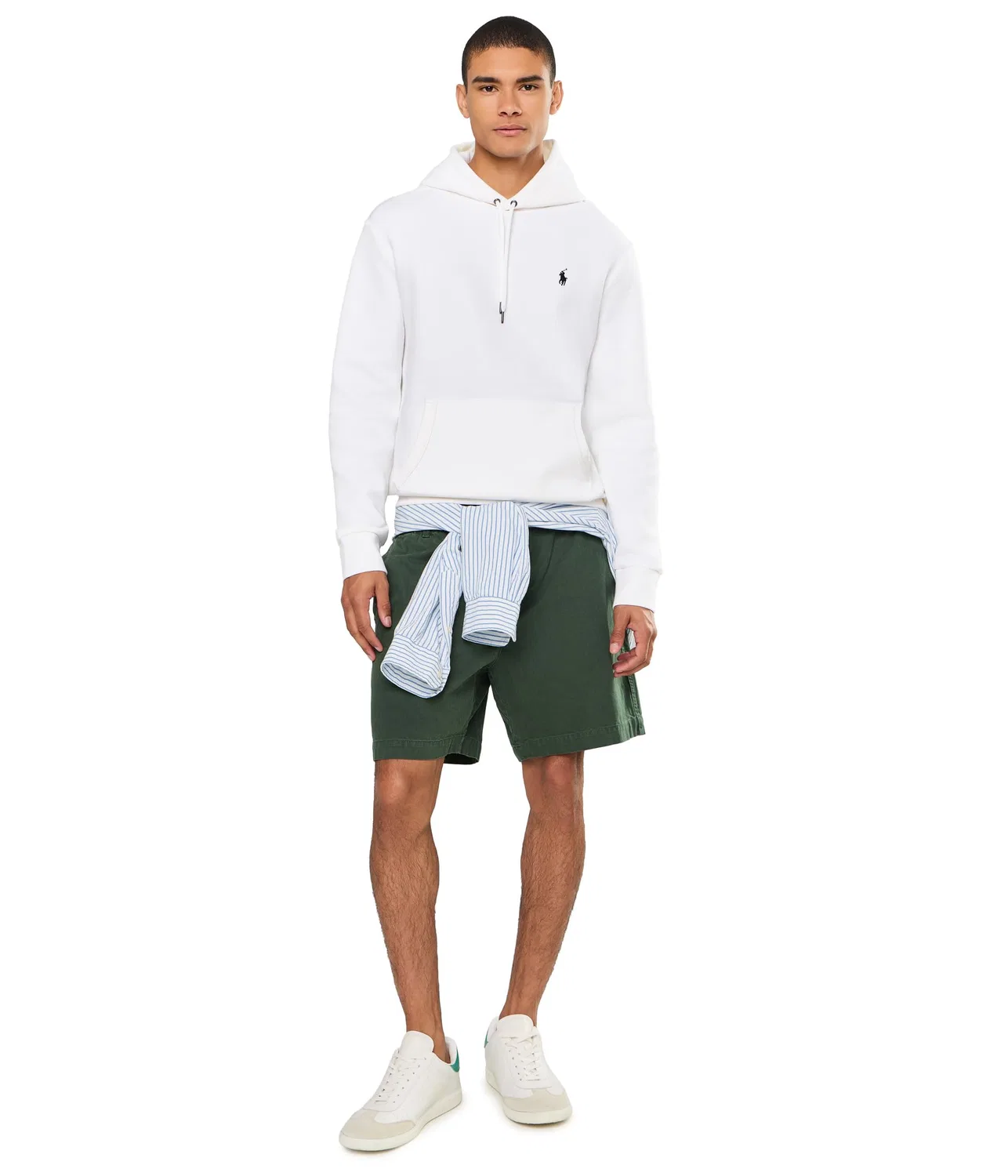 Худи двойной вязки Polo Ralph Lauren, White — фото 2