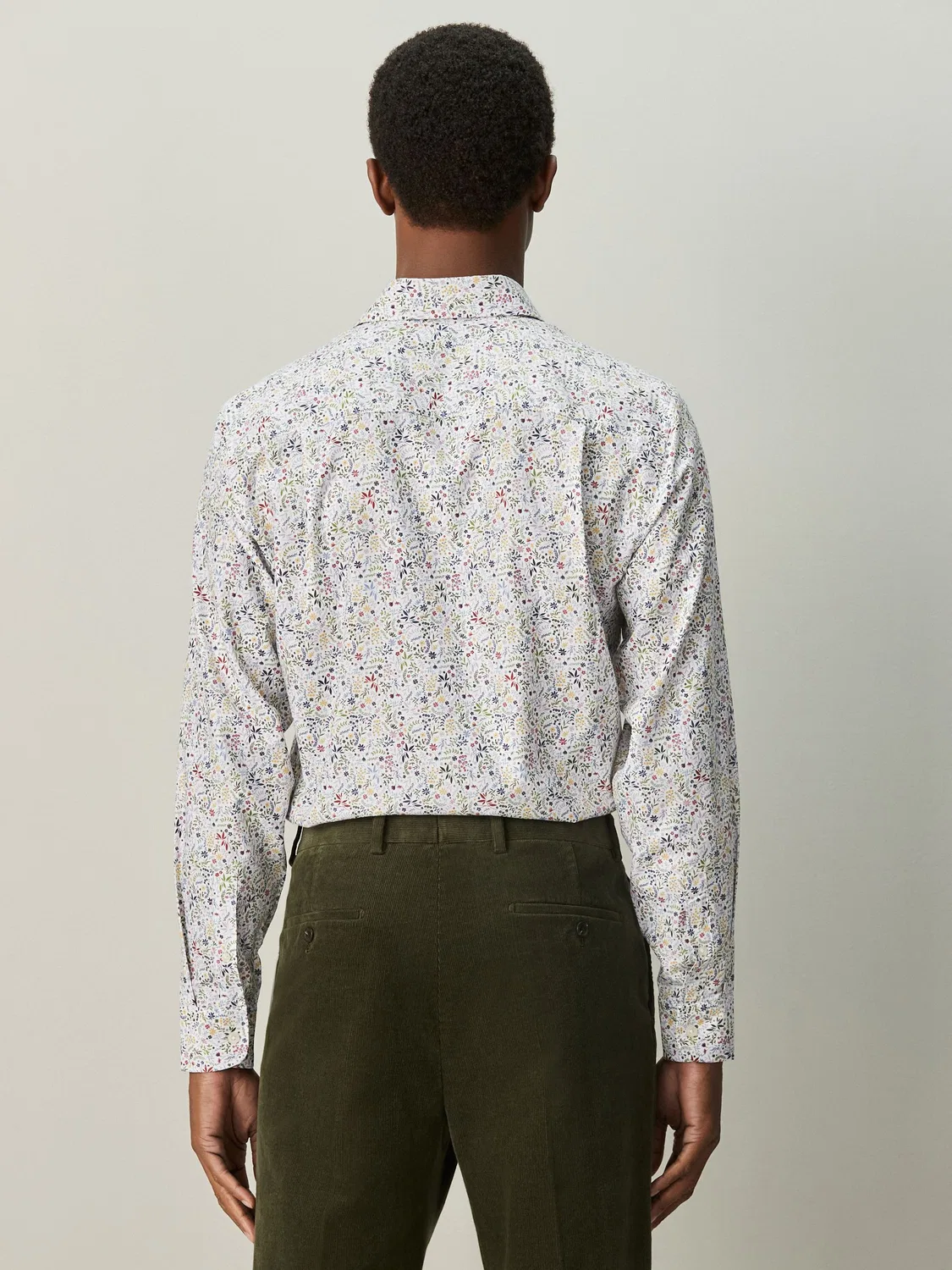 Рубашка формальная с цветочным принтом, Multi Colour Ditsy Floral Next — фото 3
