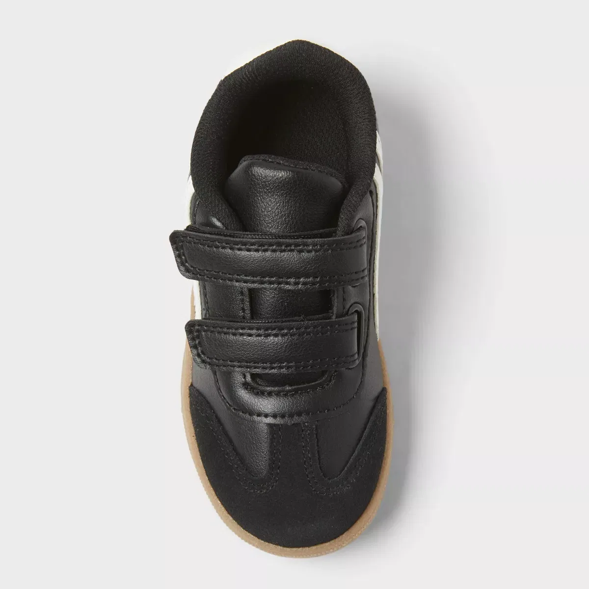 Детские кроссовки для девочек ретро-стиль Dakota Retro Court Sneakers Cat & Jack, Black — фото 3