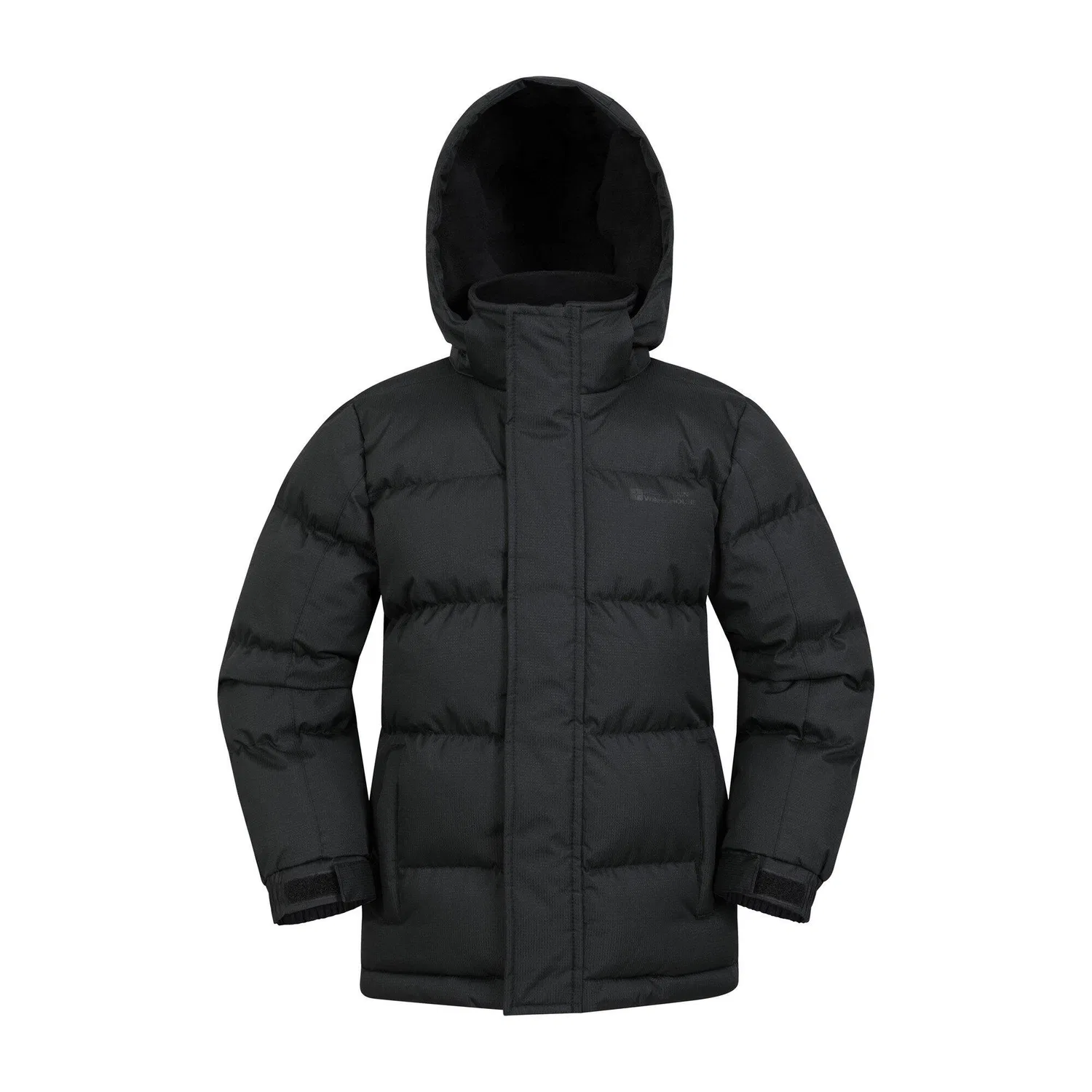 Детская стеганая куртка с капюшоном Mountain Warehouse, Цвет: Dunkelbraun