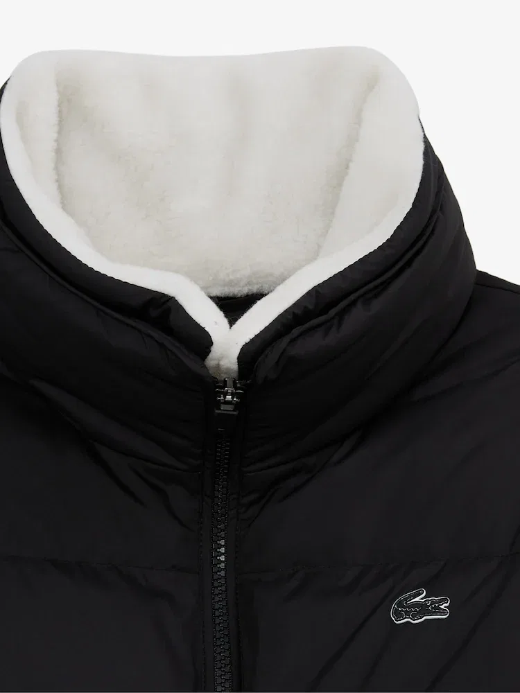 Куртка женская Lacoste, отстегивающийся капюшон, синий — фото 4