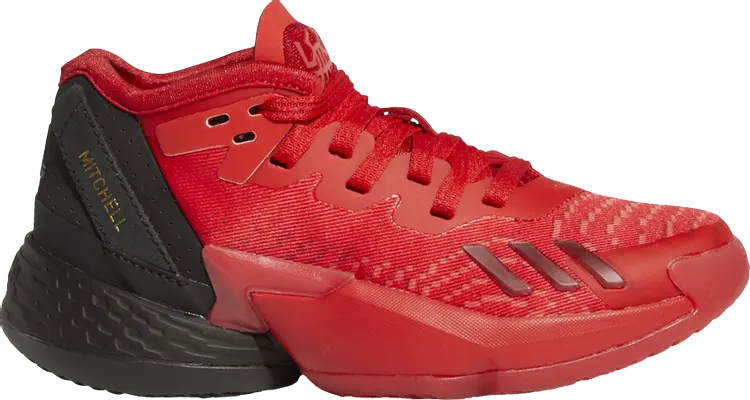 

Кроссовки Adidas D.O.N. Issue #4 Little Kid 'Future of Fast', красный