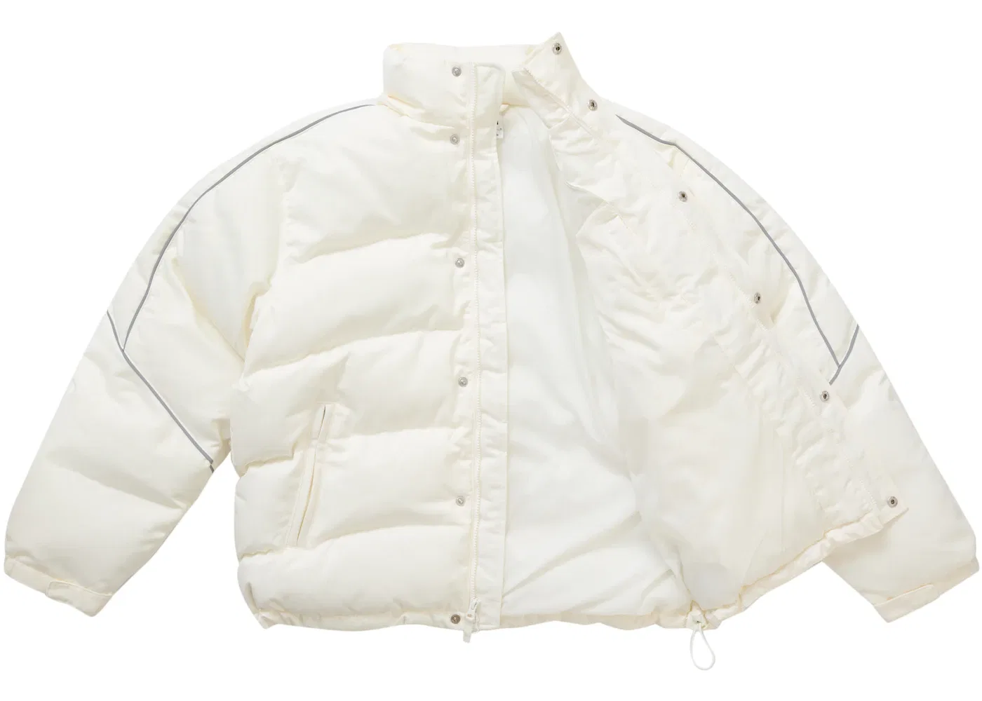 Мужская куртка-пуховик Supreme Jordan Puffer Jacket, White — фото 3