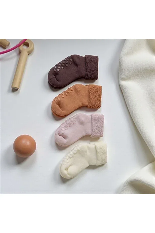 Детские антискользящие носки из махровой ткани с принтом Young Generic Brands, Multicolor 3 — фото 2