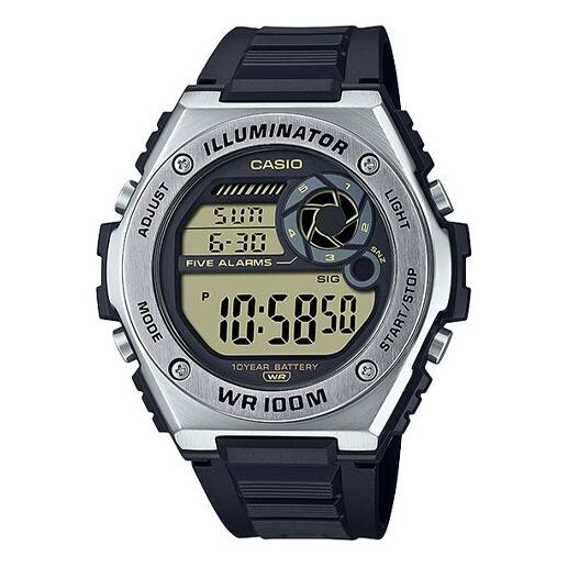 

Часы CASIO Quartz Waterproof Sports Mens Black Digital, черный