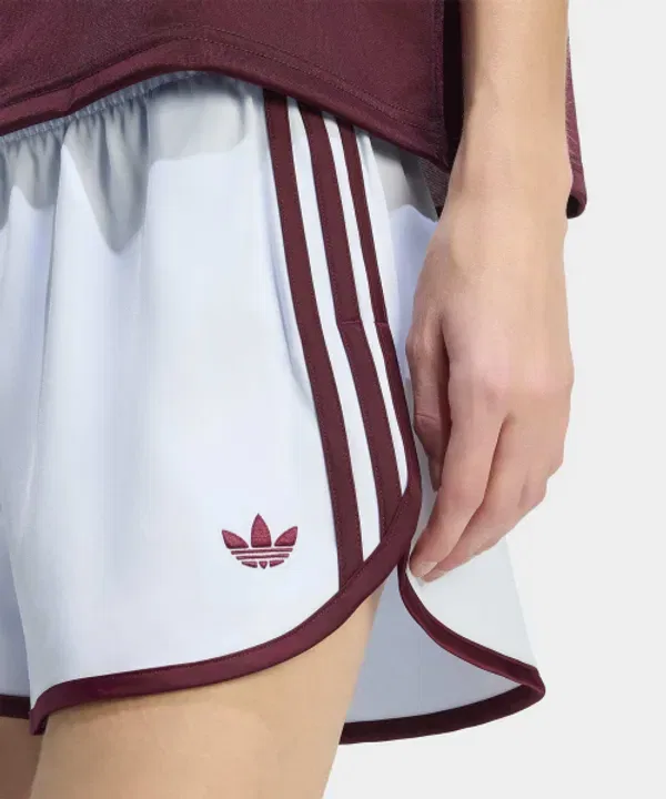 Спринтерские шорты с 3 полосками, Sprinter Short, Adidas, Clear Sky Maroon — фото 3